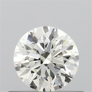 Picture of Natural Diamond 0.50 Carats, Round with Excellent Cut, K Color, SI2 Clarity and Certified by GIA