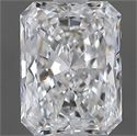 Natural Diamond 0.70 Carats, Radiant with  Cut, G Color, VVS2 Clarity and Certified by GIA