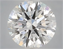 Lab Grown Diamond 1.03 Carats, Round with Ideal Cut, E Color, VVS2 Clarity and Certified by IGI