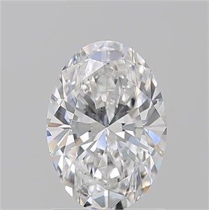 Picture of Natural Diamond 1.20 Carats, Oval with  Cut, E Color, VS2 Clarity and Certified by GIA