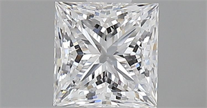 Picture of Natural Diamond 0.70 Carats, Princess with  Cut, D Color, VS2 Clarity and Certified by GIA