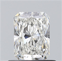Natural Diamond 0.71 Carats, Radiant with  Cut, G Color, VVS2 Clarity and Certified by GIA