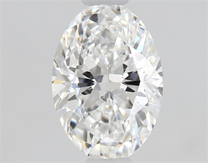 Picture of Natural Diamond 0.54 Carats, Oval with  Cut, E Color, VS2 Clarity and Certified by GIA