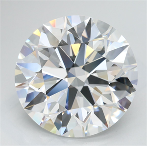 Picture of Lab Grown Diamond 5.57 Carats, Round with Excellent Cut, D Color, VVS1 Clarity and Certified by GIA