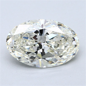 Foto Diamante Natural 5.01 quilates, Ovalado , Color L, claridad SI2 y certificado GIA de