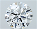Diamante Natural 1.58 quilates, Redondo , Color F, claridad SI1 y certificado GIA