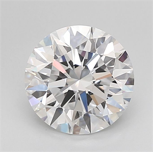 Picture of Lab Grown Diamond 2.11 Carats, Round with Ideal Cut, D Color, VVS1 Clarity and Certified by IGI