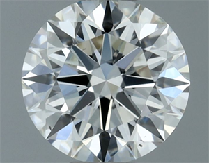 Picture of Natural Diamond 0.71 Carats, Round with Excellent Cut, G Color, VS2 Clarity and Certified by IGI