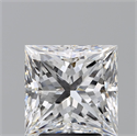 Natural Diamond 3.23 Carats, Princess with  Cut, E Color, IF Clarity and Certified by GIA