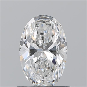 Picture of Natural Diamond 0.76 Carats, Oval with  Cut, E Color, IF Clarity and Certified by GIA