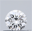 Diamante Natural 0.41 quilates, Redondo , Color F, claridad VVS2 y certificado GIA