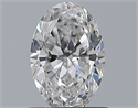 Natural Diamond 0.70 Carats, Oval with  Cut, D Color, IF Clarity and Certified by GIA