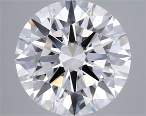 Picture of Lab Grown Diamond 5.07 Carats, Round with Ideal Cut, D Color, VVS2 Clarity and Certified by IGI