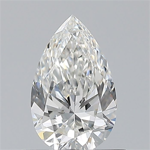Picture of Natural Diamond 0.60 Carats, Pear with  Cut, F Color, VVS2 Clarity and Certified by GIA