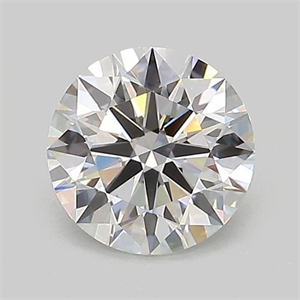 Picture of Lab Grown Diamond 1.02 Carats, Round with Ideal Cut, D Color, VVS2 Clarity and Certified by IGI