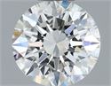 Natural Diamond 0.70 Carats, Round with Excellent Cut, G Color, VS1 Clarity and Certified by IGI