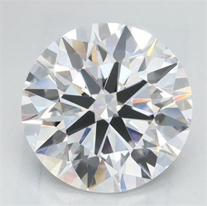 Picture of Lab Grown Diamond 2.16 Carats, Round with Ideal Cut, D Color, IF Clarity and Certified by IGI