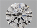 Natural Diamond 0.41 Carats, Round with Excellent Cut, E Color, SI1 Clarity and Certified by GIA