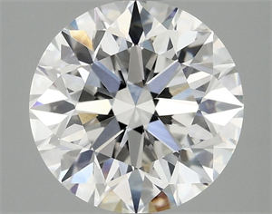 Picture of Lab Grown Diamond 3.07 Carats, Round with Excellent Cut, F Color, VVS2 Clarity and Certified by IGI