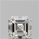 Diamante Natural 1.01 quilates, Asscher , Color I, claridad VVS2 y certificado GIA