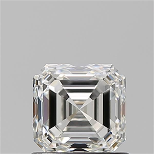 Foto Diamante Natural 1.01 quilates, Asscher , Color I, claridad VVS2 y certificado GIA de