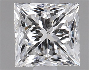 Picture of Natural Diamond 0.90 Carats, Princess with  Cut, G Color, SI2 Clarity and Certified by GIA