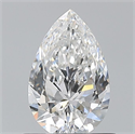 Diamante Natural 0.70 quilates, De pera , Color E, claridad VVS1 y certificado GIA