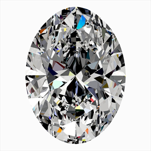 Foto Diamante Natural 0.60 quilates, Ovalado , Color I, claridad VS2 y certificado GIA de