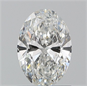Natural Diamond 1.01 Carats, Oval with  Cut, G Color, SI1 Clarity and Certified by GIA