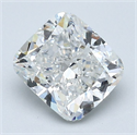 Diamante Natural 1.71 quilates, Del cojín , Color H, claridad SI1 y certificado GIA