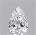 Diamante Natural 0.71 quilates, De pera , Color F, claridad VS1 y certificado GIA