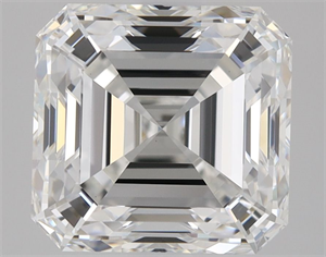 Foto Diamante Natural 2.03 quilates, Asscher , Color E, claridad VVS2 y certificado GIA de