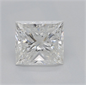 Natural Diamond 1.21 Carats, Princess with  Cut, H Color, VS2 Clarity and Certified by GIA