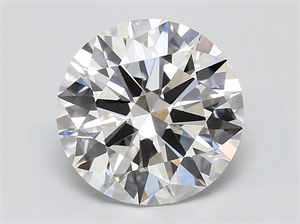 Picture of Lab Grown Diamond 6.05 Carats, Round with Ideal Cut, E Color, VS2 Clarity and Certified by IGI