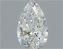 Natural Diamond 0.40 Carats, Pear with  Cut, F Color, VVS1 Clarity and Certified by GIA