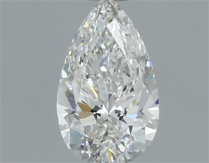Picture of Natural Diamond 0.40 Carats, Pear with  Cut, F Color, VVS1 Clarity and Certified by GIA