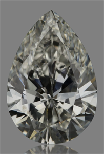 Picture of Natural Diamond 0.80 Carats, Pear with  Cut, G Color, SI2 Clarity and Certified by GIA