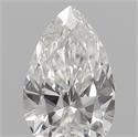 Natural Diamond 0.19 Carats, Pear with  Cut, F Color, SI1 Clarity and Certified by IGI