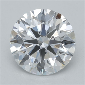 Picture of Lab Grown Diamond 1.16 Carats, Round with Ideal Cut, D Color, VVS2 Clarity and Certified by IGI