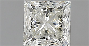 Picture of Natural Diamond 0.90 Carats, Princess with  Cut, K Color, VVS1 Clarity and Certified by GIA