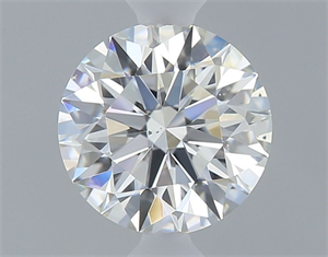 Foto Diamante Natural 0.53 quilates, Redondo , Color H, claridad VS2 y certificado GIA de