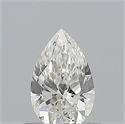 Natural Diamond 0.50 Carats, Pear with  Cut, G Color, VVS2 Clarity and Certified by GIA