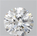 Natural Diamond 2.50 Carats, Round with Excellent Cut, E Color, VVS2 Clarity and Certified by GIA