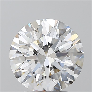 Picture of Natural Diamond 2.50 Carats, Round with Excellent Cut, E Color, VVS2 Clarity and Certified by GIA