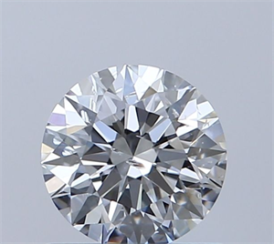 Picture of Natural Diamond 0.65 Carats, Round with Excellent Cut, D Color, I1 Clarity and Certified by GIA