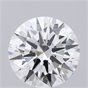 Lab Grown Diamond 5.08 Carats, Round with Excellent Cut, F Color, VVS2 Clarity and Certified by GIA