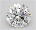 Del inventario de diamantes de laboratorio, 2.05 quilates, Redondo , Color D, claridad IF y certificado IGI