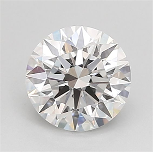 Picture of Lab Grown Diamond 1.06 Carats, Round with Ideal Cut, D Color, VVS2 Clarity and Certified by IGI