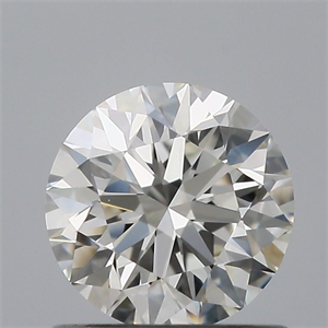 Picture of Natural Diamond 0.70 Carats, Round with Excellent Cut, F Color, VVS1 Clarity and Certified by IGI