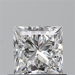 Picture of Natural Diamond 0.71 Carats, Princess with  Cut, F Color, VVS1 Clarity and Certified by GIA